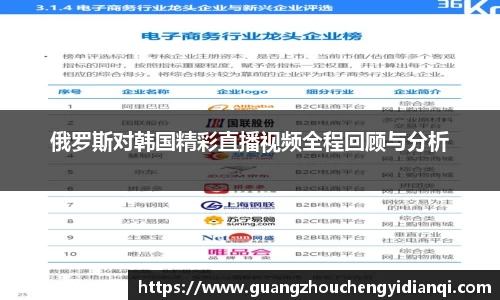 俄罗斯对韩国精彩直播视频全程回顾与分析