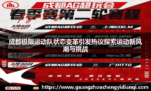 成都极限运动队状态变革引发热议探索运动新风潮与挑战